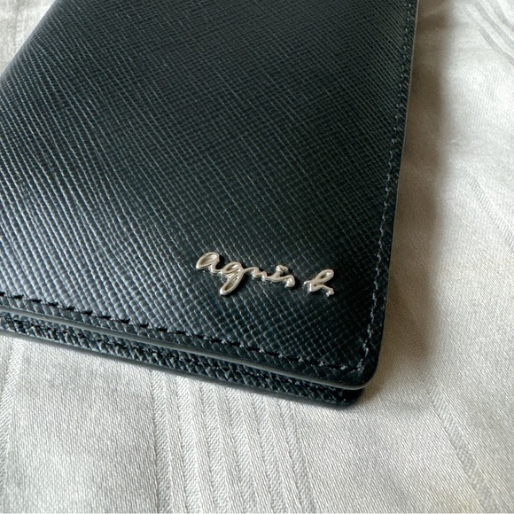Agnès b. Mens bi-fold leather cardholder - Picture 2 of 11